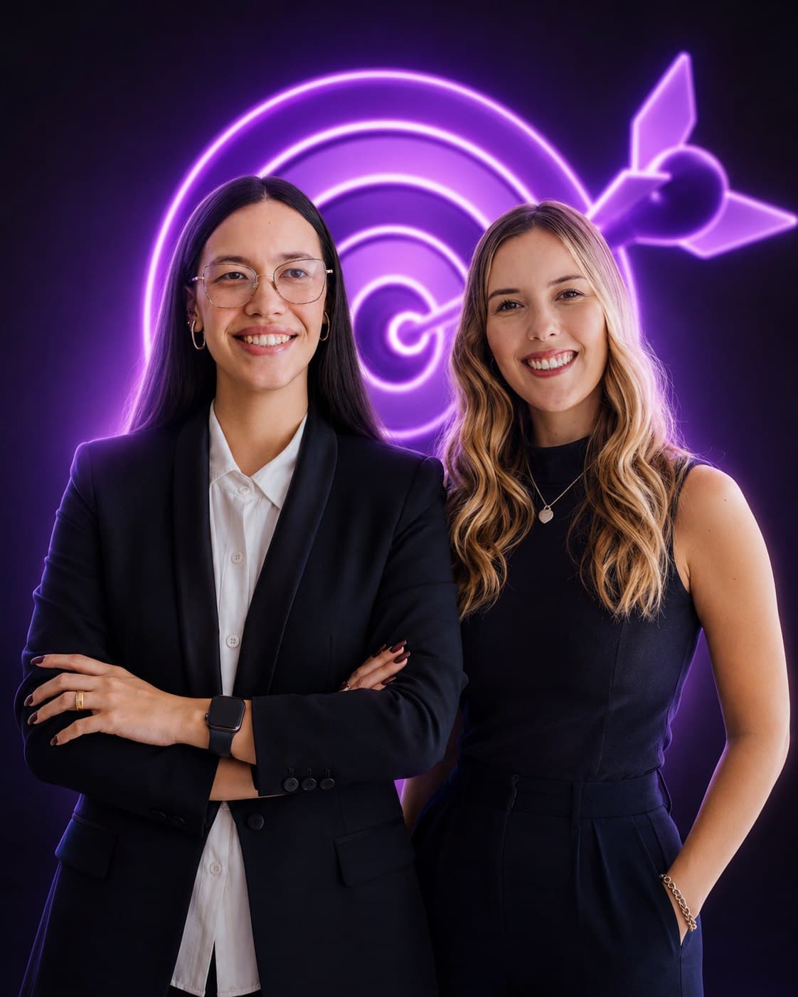 Fundadoras da Sense Comunicação — Gabrielle Senne e Mariana Thomaz